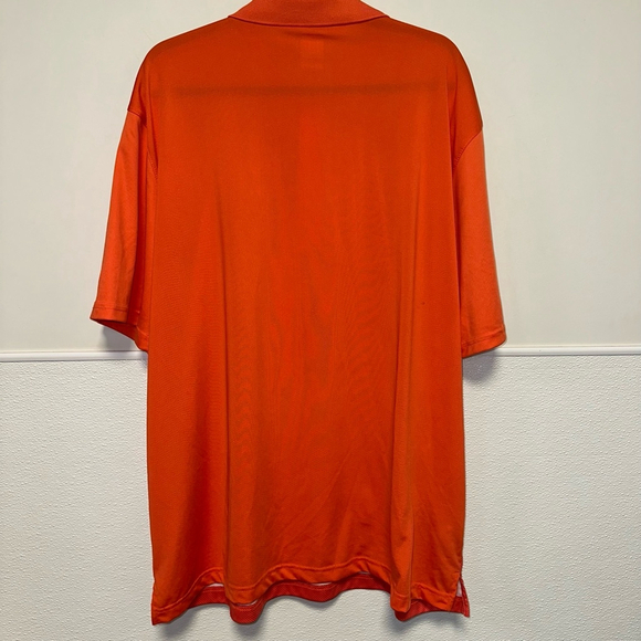 Men's Pro Tour Polo Shirt XXL Orange Red Short Sleeve Golf Casual - Picture 15 of 15